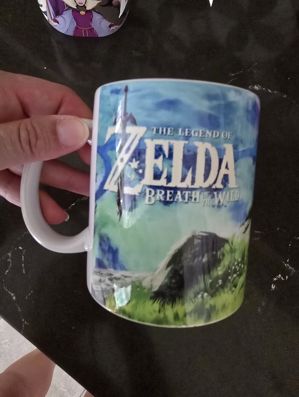 The Legend of Zelda Breath of the Wild Logo Ceramic Mug